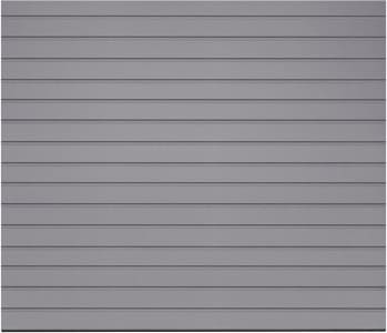 Секционные ворота цвет Серебристый металлик (RAL9006)