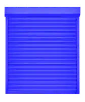 Рольставни DoorHan 2300х1900 цвета RAL 5005 (синий) невзломостойкие с автоматикой 