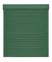 Рольставни DoorHan 2700х1700 цвета RAL 6005 (зелёный) взломостойкие с автоматикой