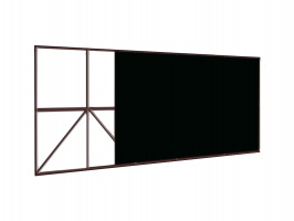 Автоматические сдвижные ворота Hormann 4000x2200 черное полотно 
