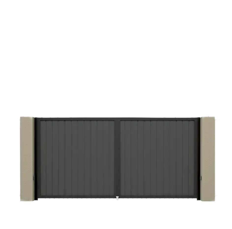 Распашные ворота Алютех