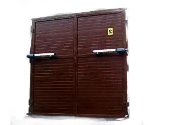 Противопожарные распашные ворота 