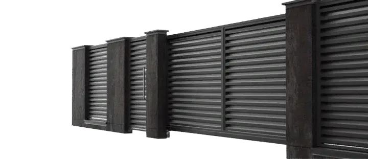 Заборы жалюзи