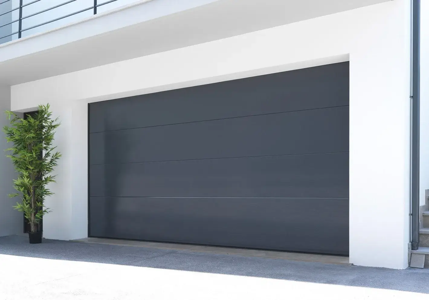 Дизайн панелей гаражных секционных гаражных ворот - L-гофр