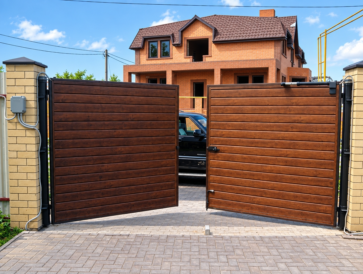 Распашные ворота DoorHan